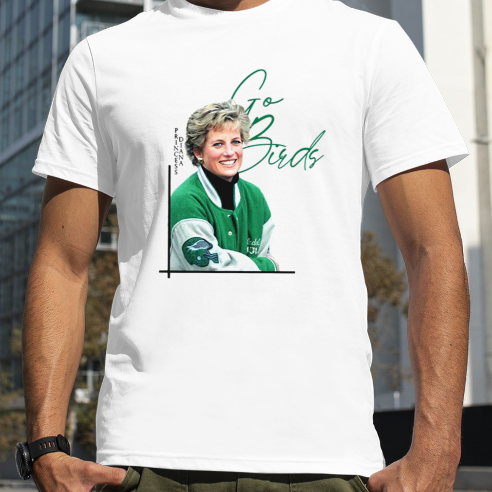 Princess Diana Go Birds Philadelphia Eagles Design T-shirt - Trends Bedding