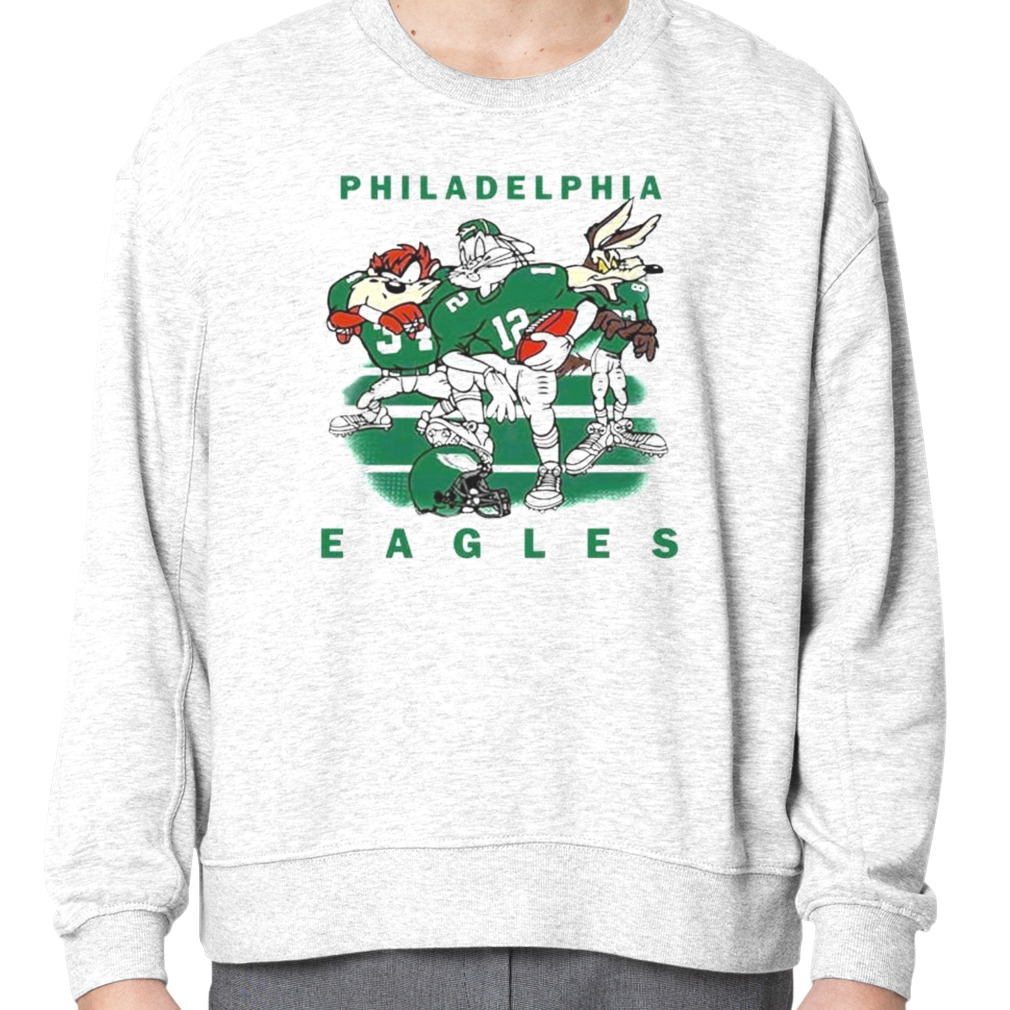 Vintage Philadelphia Eaglese Football Looney Tunes Sweatshirt - Wiseabe  Apparels