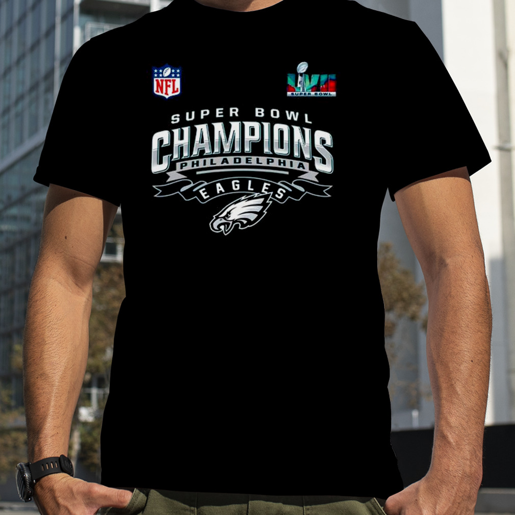 Philadelphia Eagles Cartoon Eagles Super Bowl 2023 T-Shirt - REVER