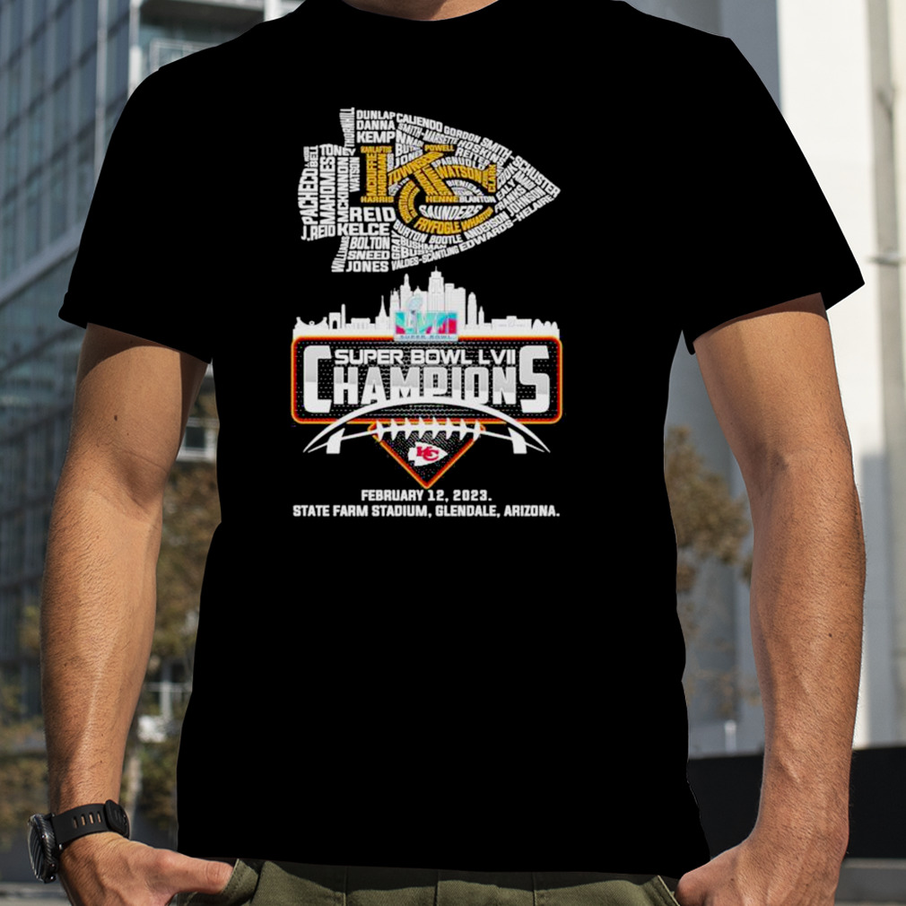 LVII Super Bowl Champions Kansas City February 12 2023 T Shirt