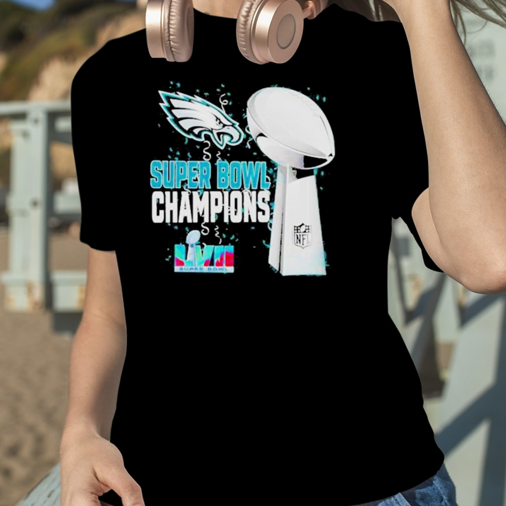 Philadelphia Eagles Super BOWL LVII 2023 Champions Matchup Black Shirt -  Teexpace