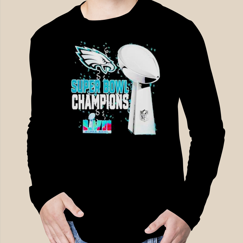 Philadelphia Eagles Super BOWL LVII 2023 Champions Matchup Black Shirt -  Teexpace