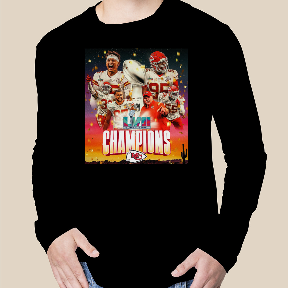 Kansas City Chiefs 2023 Super Bowl LVII Champions Sweatshirt - Trends  Bedding