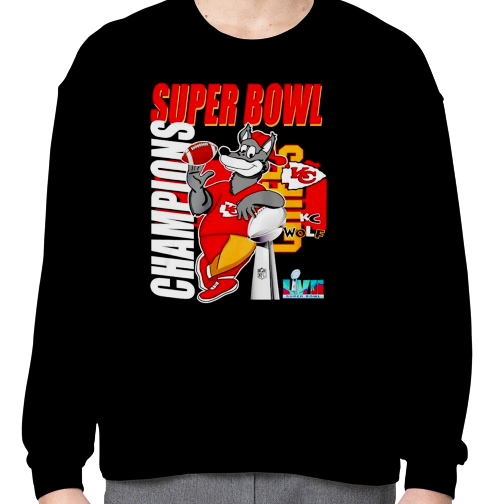 K C Wolf Kansas City Chiefs Super Bowl Champions Trophy Shirt, Hoodie