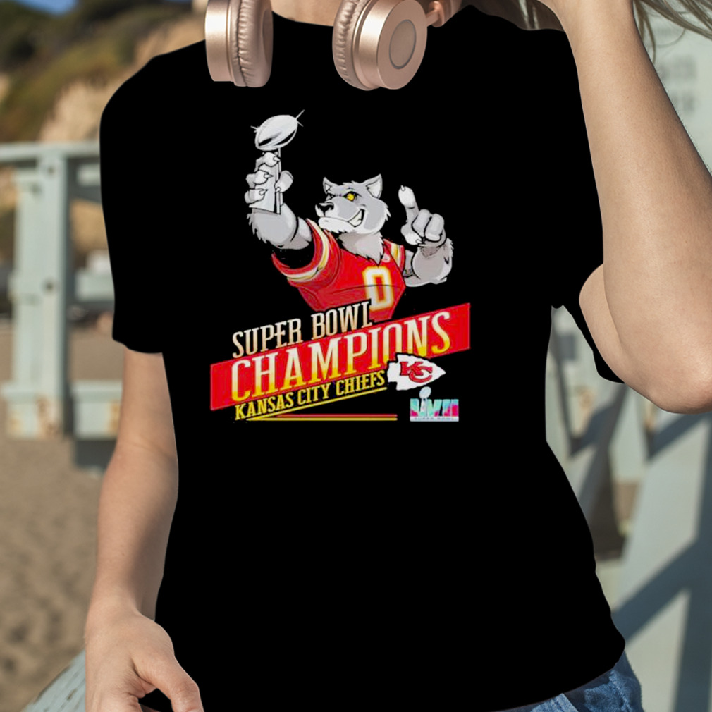 K.C Wolf super Bowl Champions Kansas City Chiefs trophy shirt