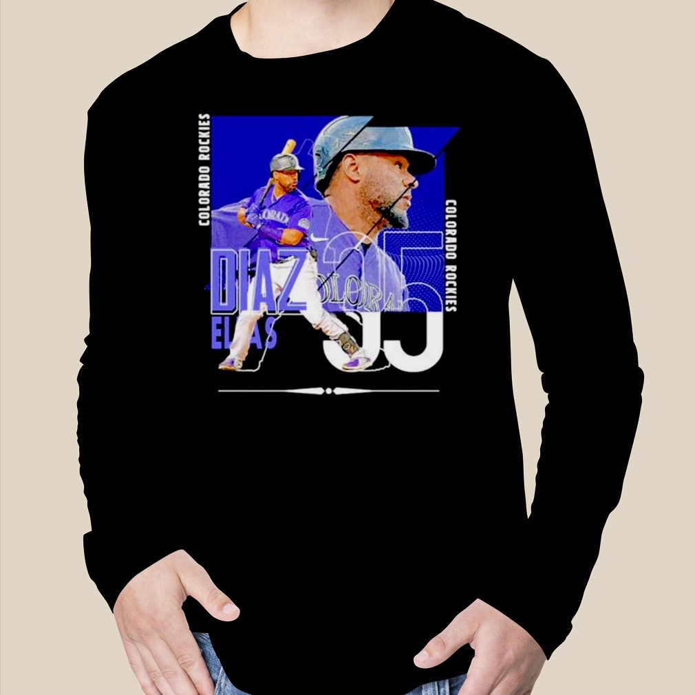 Official elias diaz Colorado rockies baseball poster T-shirt