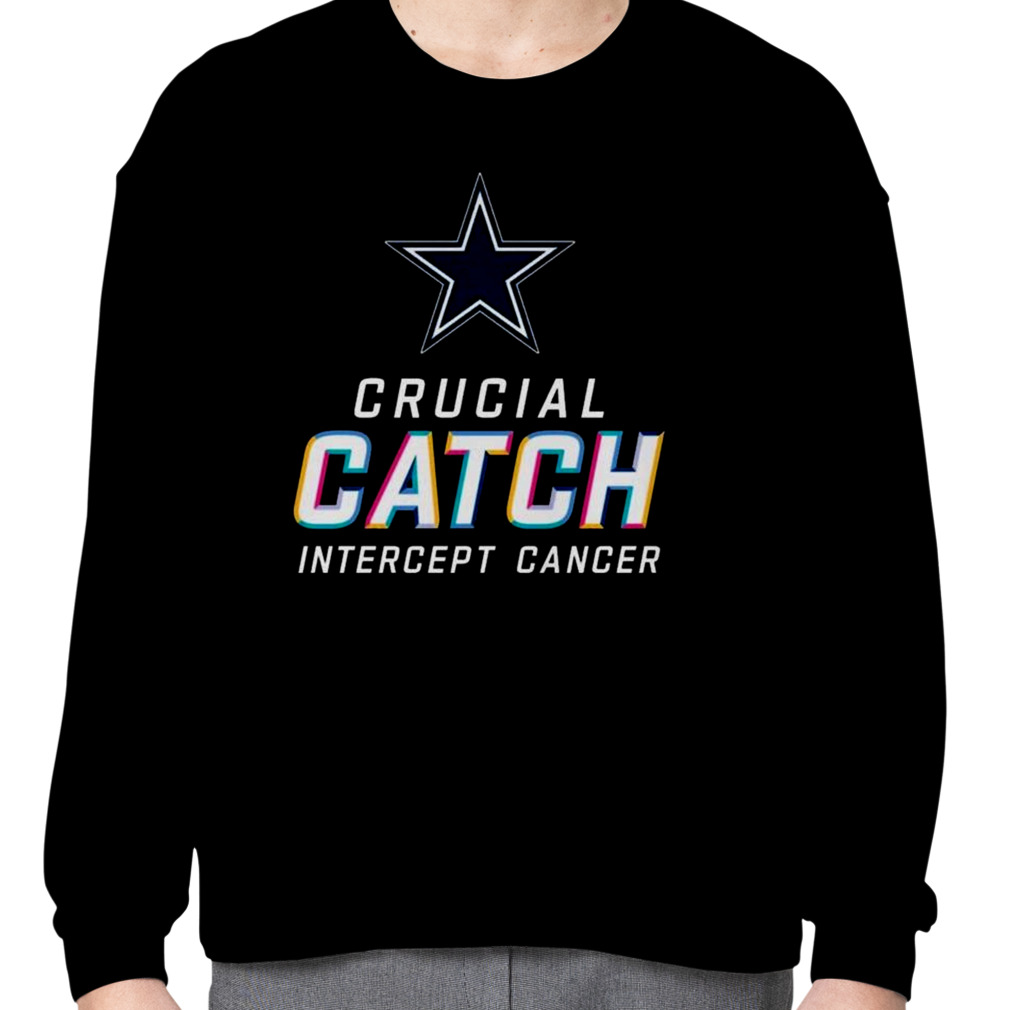 2023 Dallas Cowboys Crucial Catch Intercept Cancer T-shirt - Shibtee  Clothing