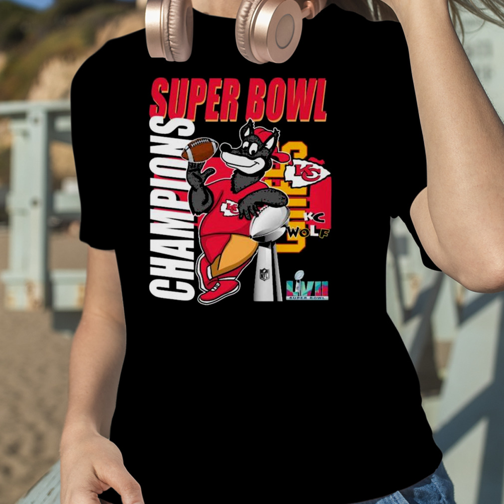 KC Wolf Mascot Kansas City Chiefs Super Bowl LVII Champions 2023 Shirt -  Yesweli