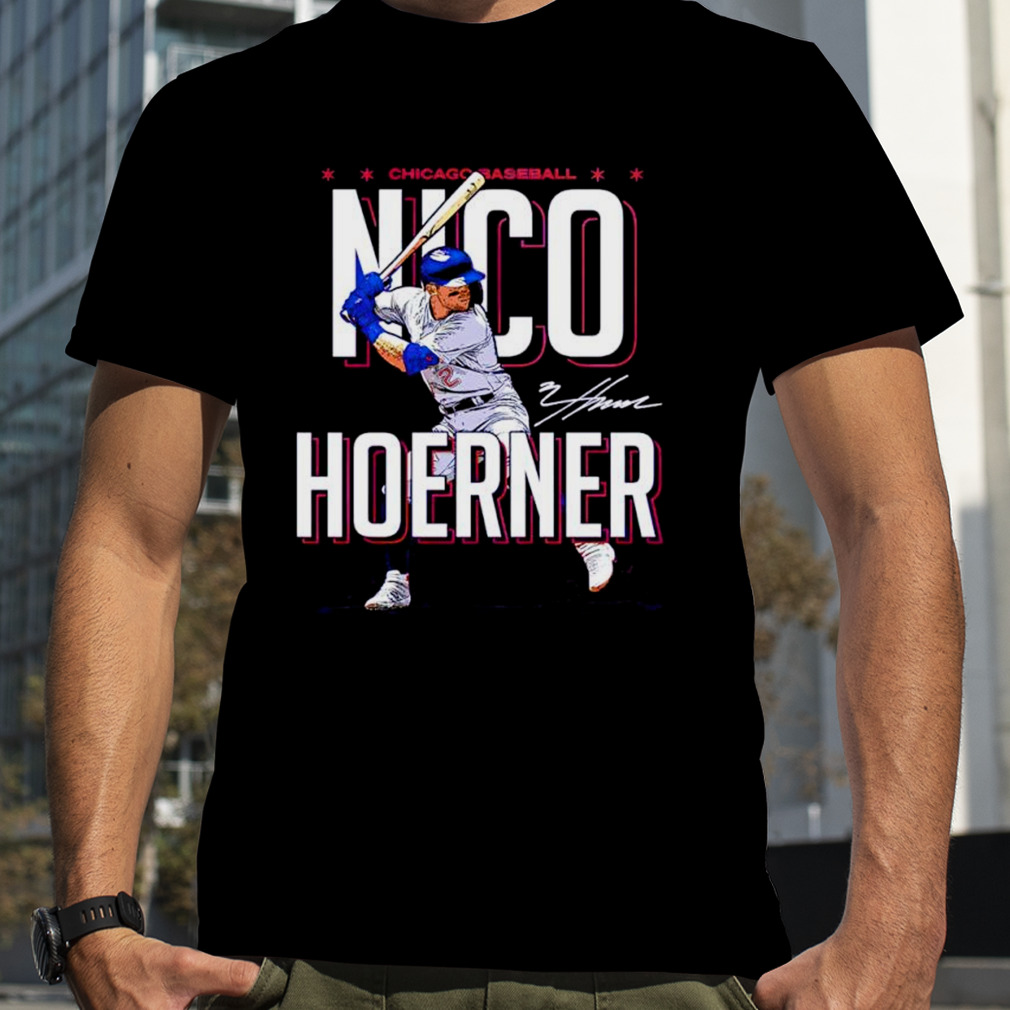 Nico Hoerner player Chicago Baseball signature shirt