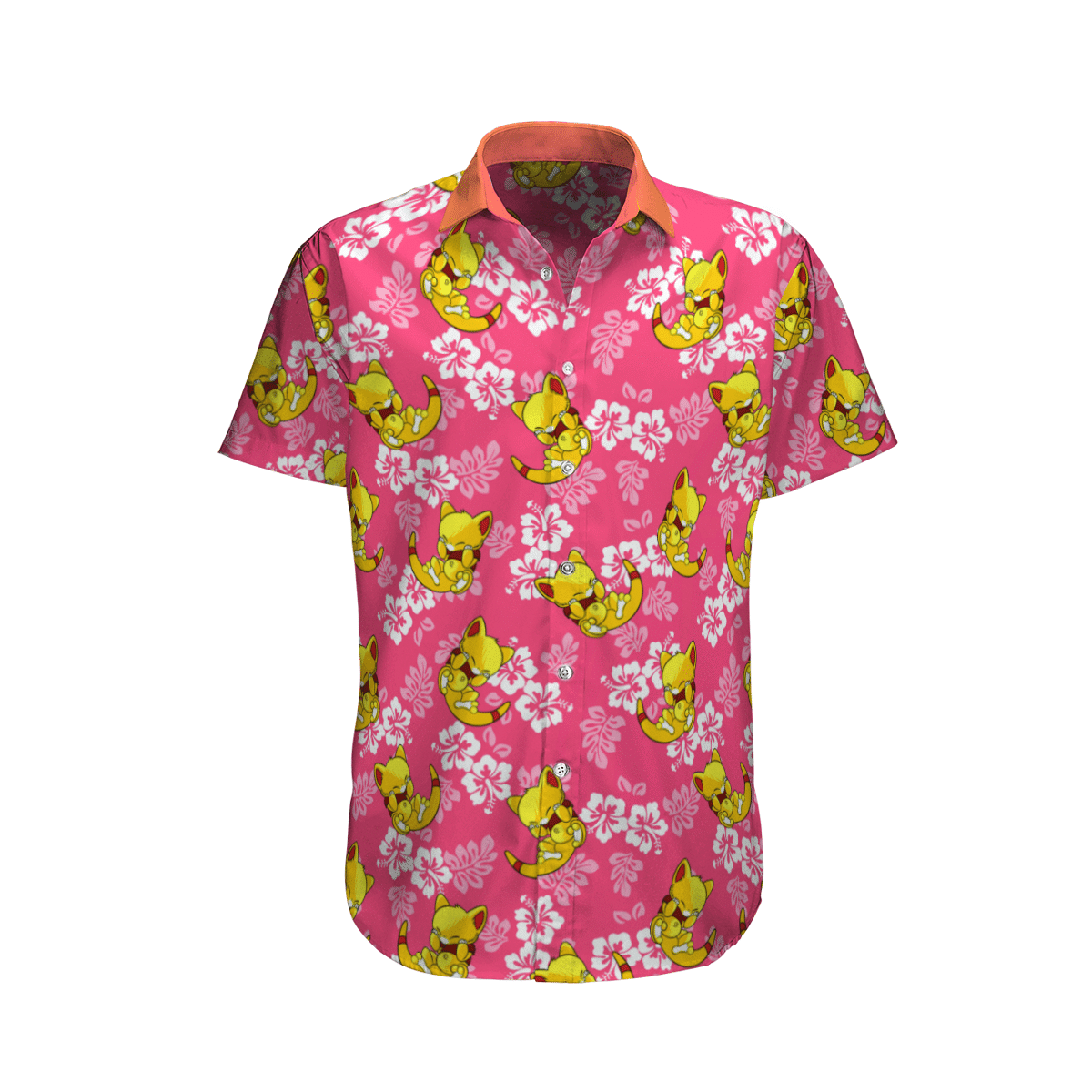 Abra Tropical Beach Pokemon Hawaiian Shirt