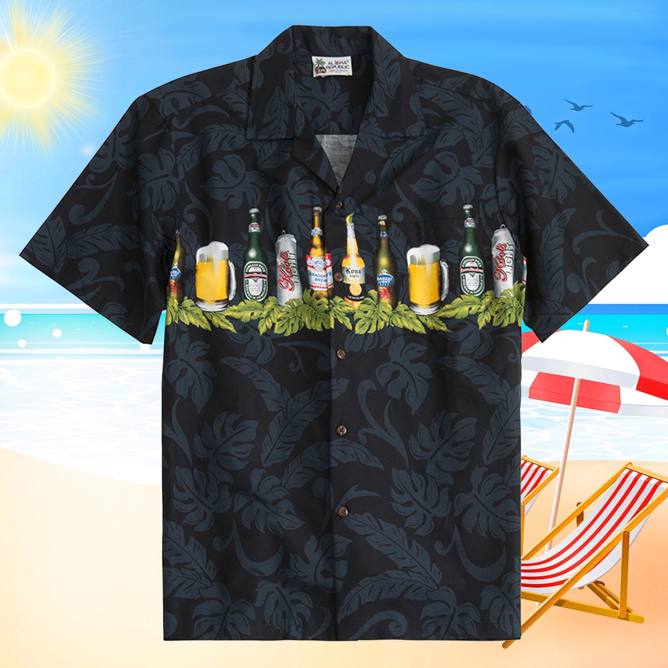 Beer 4 Life Aloha Hawaiian Shirt