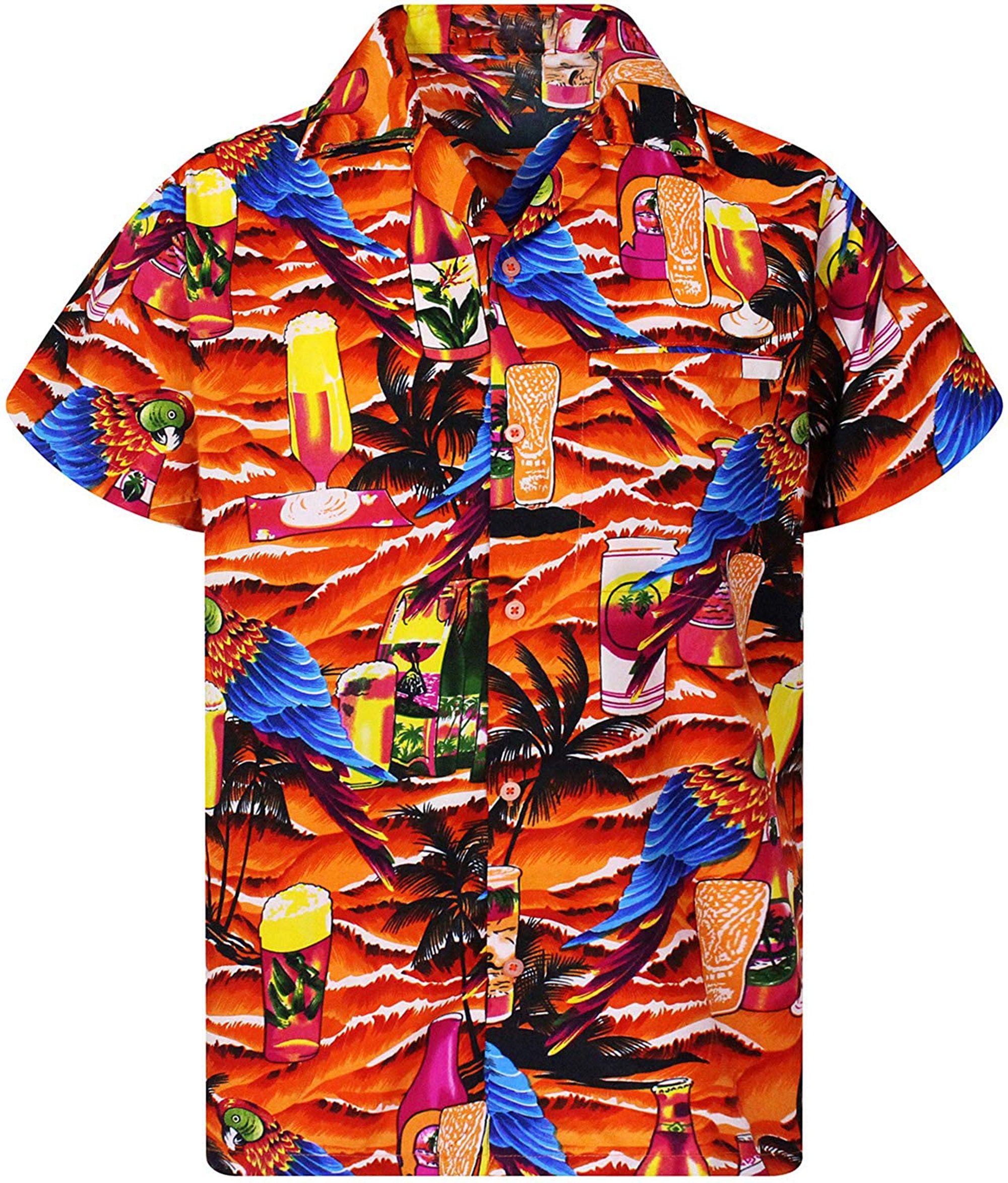 Bird And Beer Funny Hawaiian Shirt