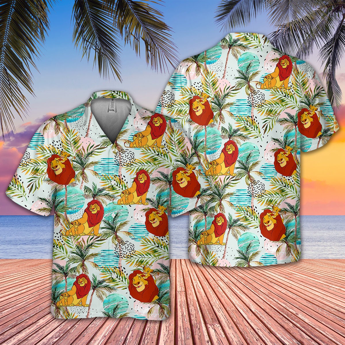 Cowboys Riding Dinosaurs New Type Hawaiian Shirt - Senprintmart Store