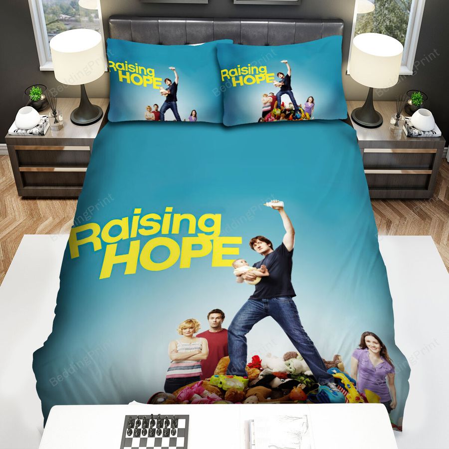 Raising Hope (2010–2014) Movie Poster Ver 1 Bed Sheets Spread Comforter Duvet Cover Bedding Sets