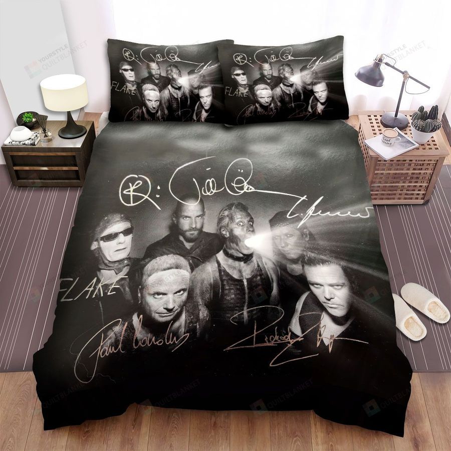 Rammstein Signature Bed Sheets Spread Comforter Duvet Cover Bedding Sets