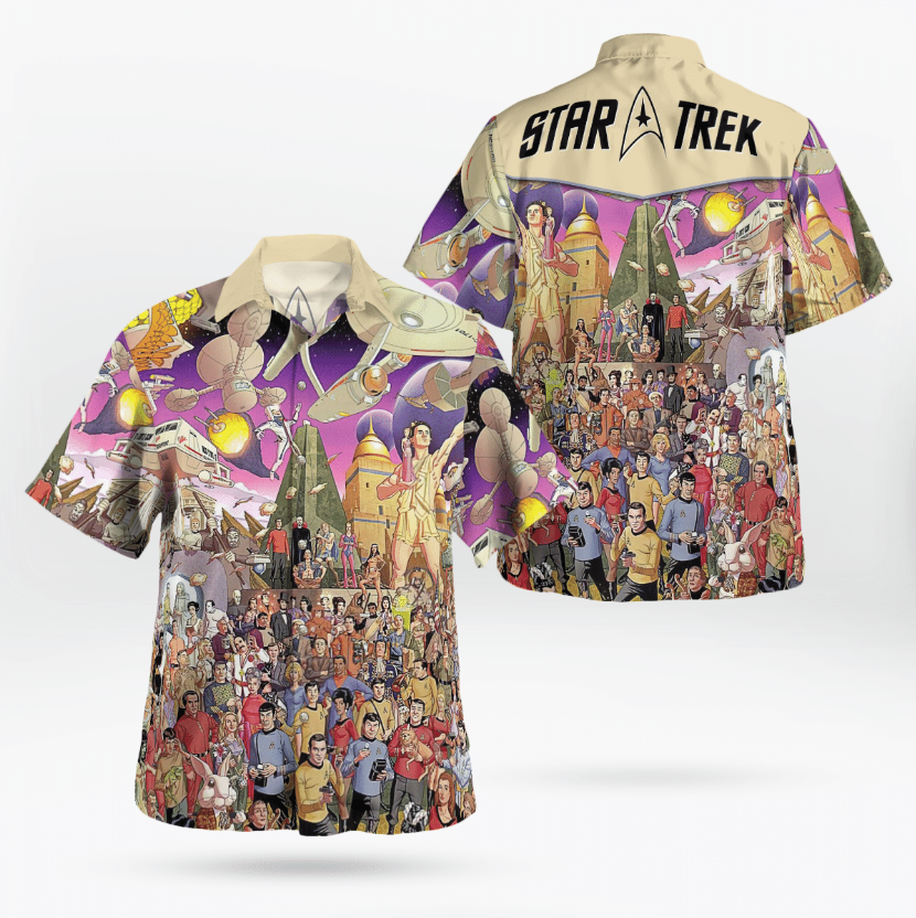 Star Trek The Original Series 50th Anniversary Comics Hawaiian Shirt