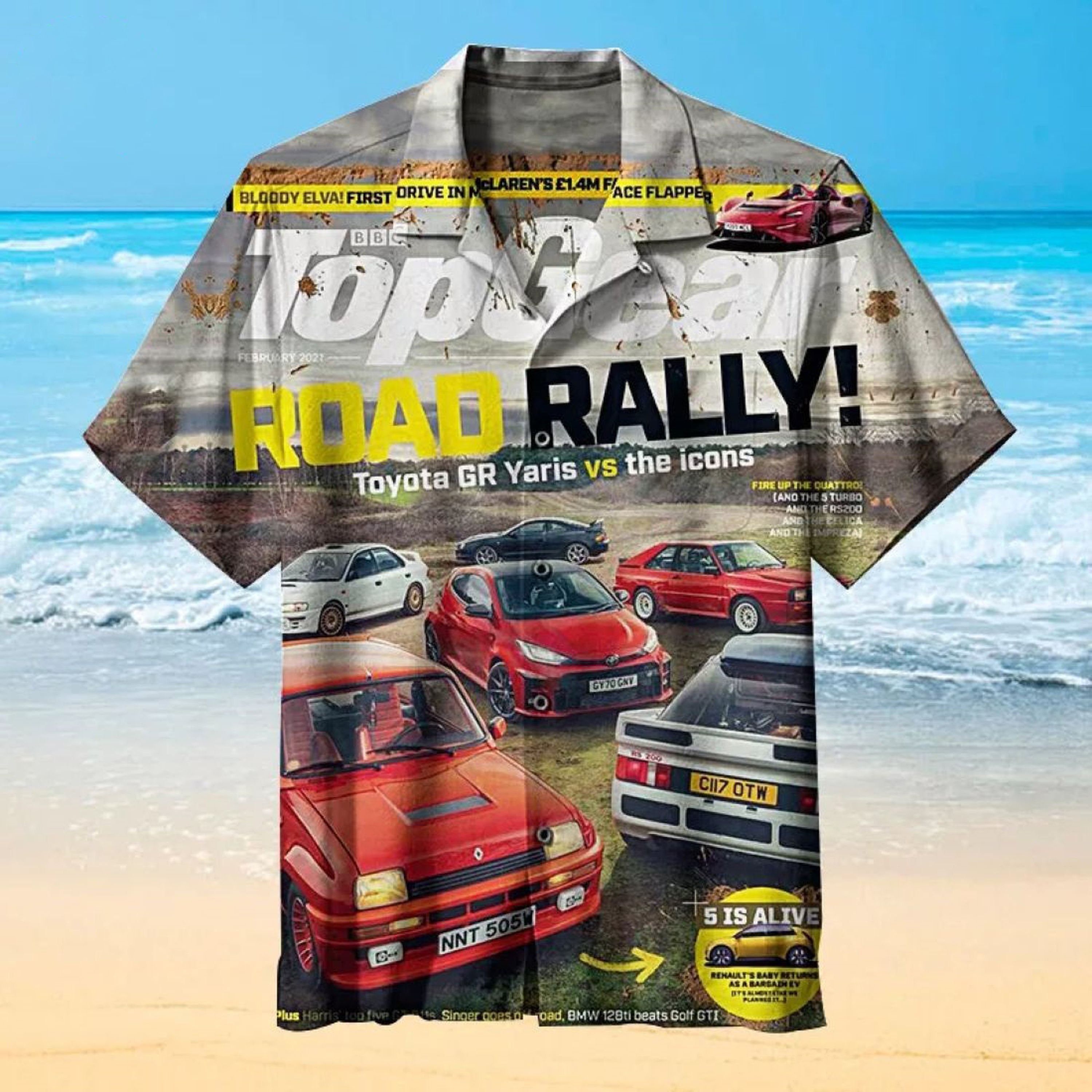 The Most High-End Road Rally Hawaiian TV Car Vintage Summer Shirt