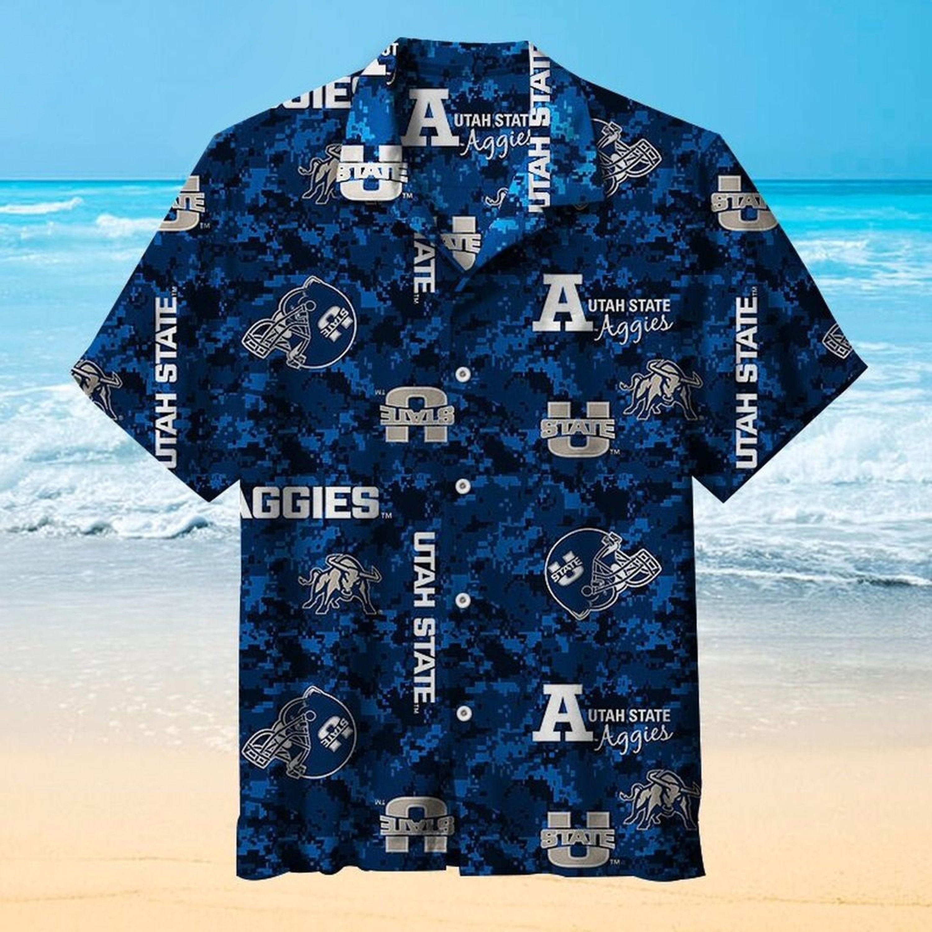 Utah University Football Hawaiian Vintage Summer Shirt