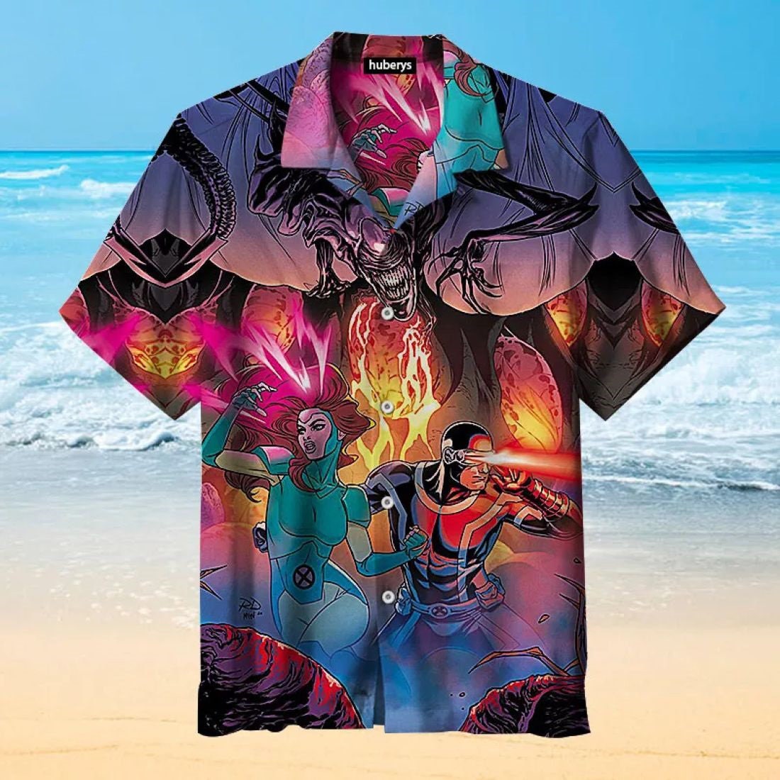 Xmen Avenger Hawaiian Heroes Hawaiian Vintage Summer Shirt