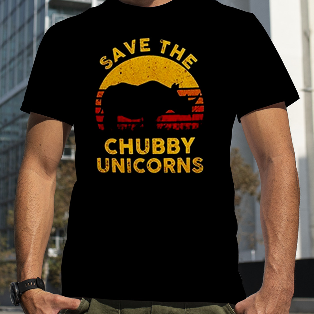 Rhino Save The Chubby Unicorn T-Shirt