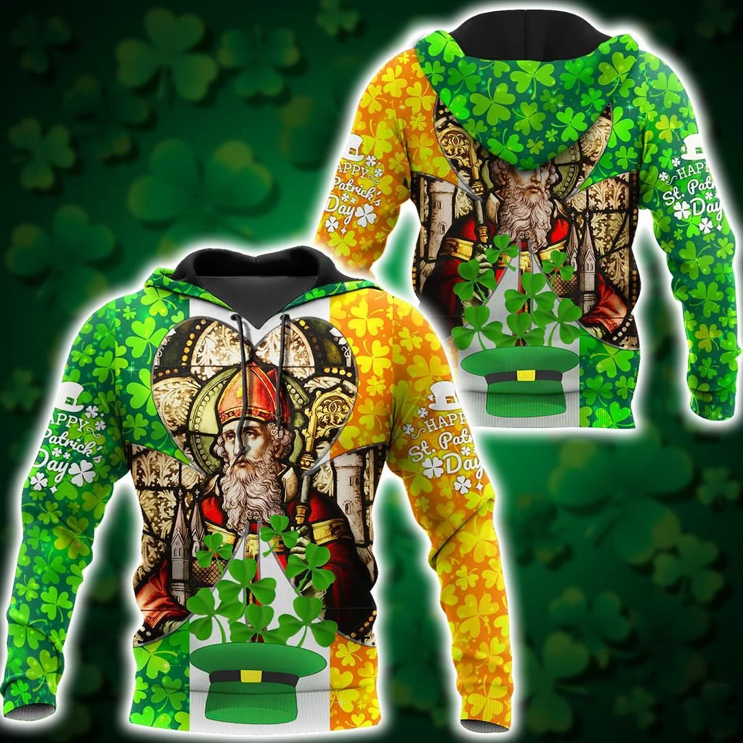 3D All Over Printed Irish St Patrick's Day Hoodie