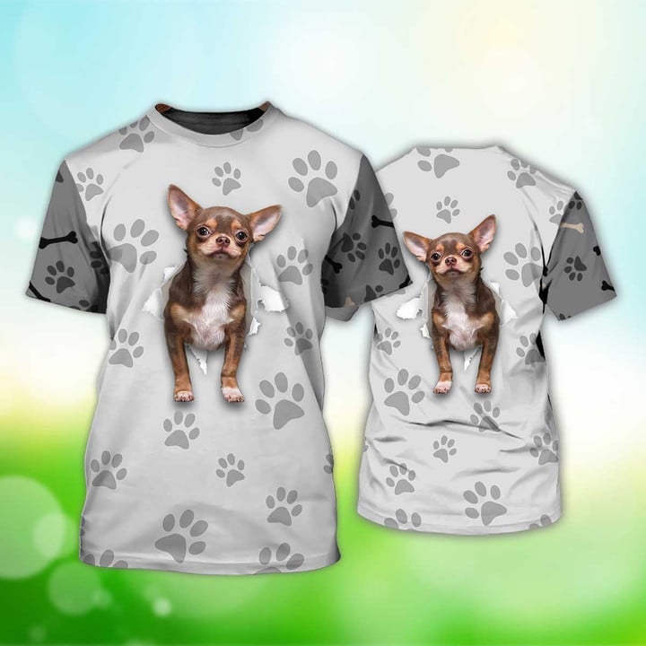 Chihuahua Paws Dog T-Shirt