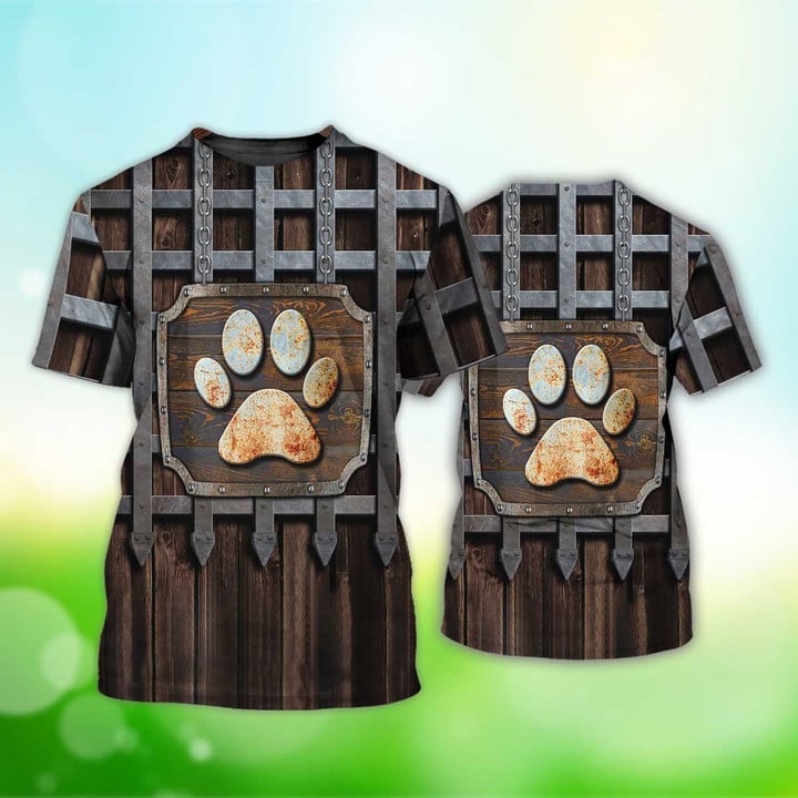 Dog Paw 3D T-Shirt