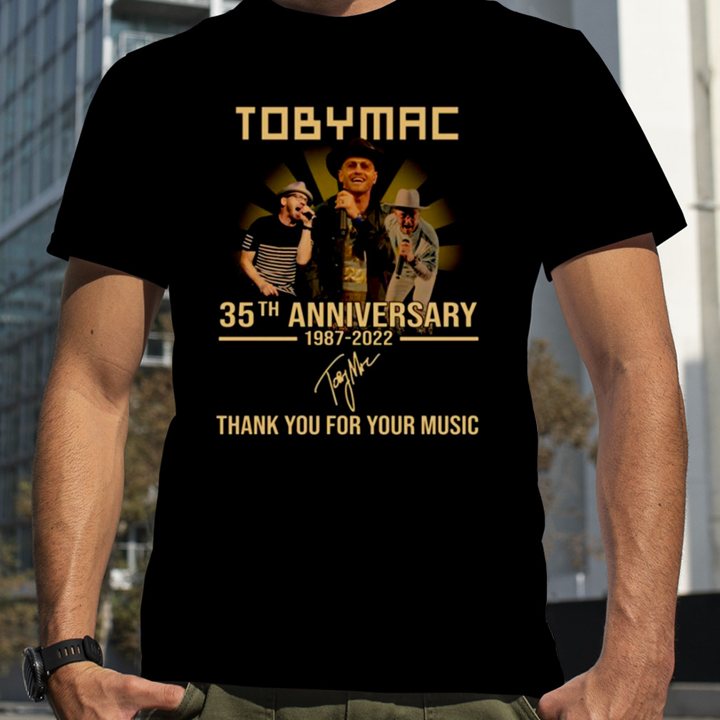 35th Anniversary 1987 2022 Thank You For Memories Signature shirt