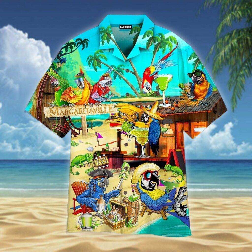 Funny Parrot In Summer Beach Party Hawaiian Shirt For Men & Women WT1546