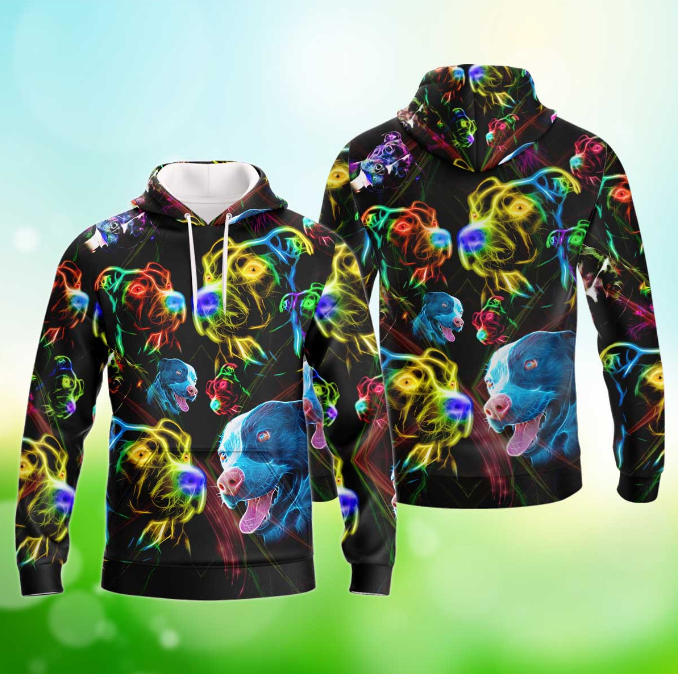 Pitbull Neon Hoodie