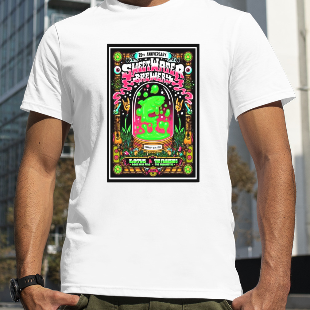 26th Anniversary SweetWater Brewery Feb 18th 2023 Poster shirt