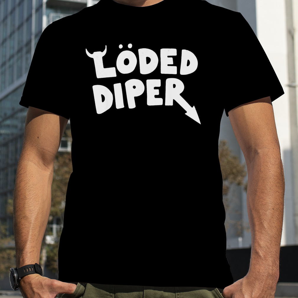 Loded Diper White Text Rodrick Heffley shirt