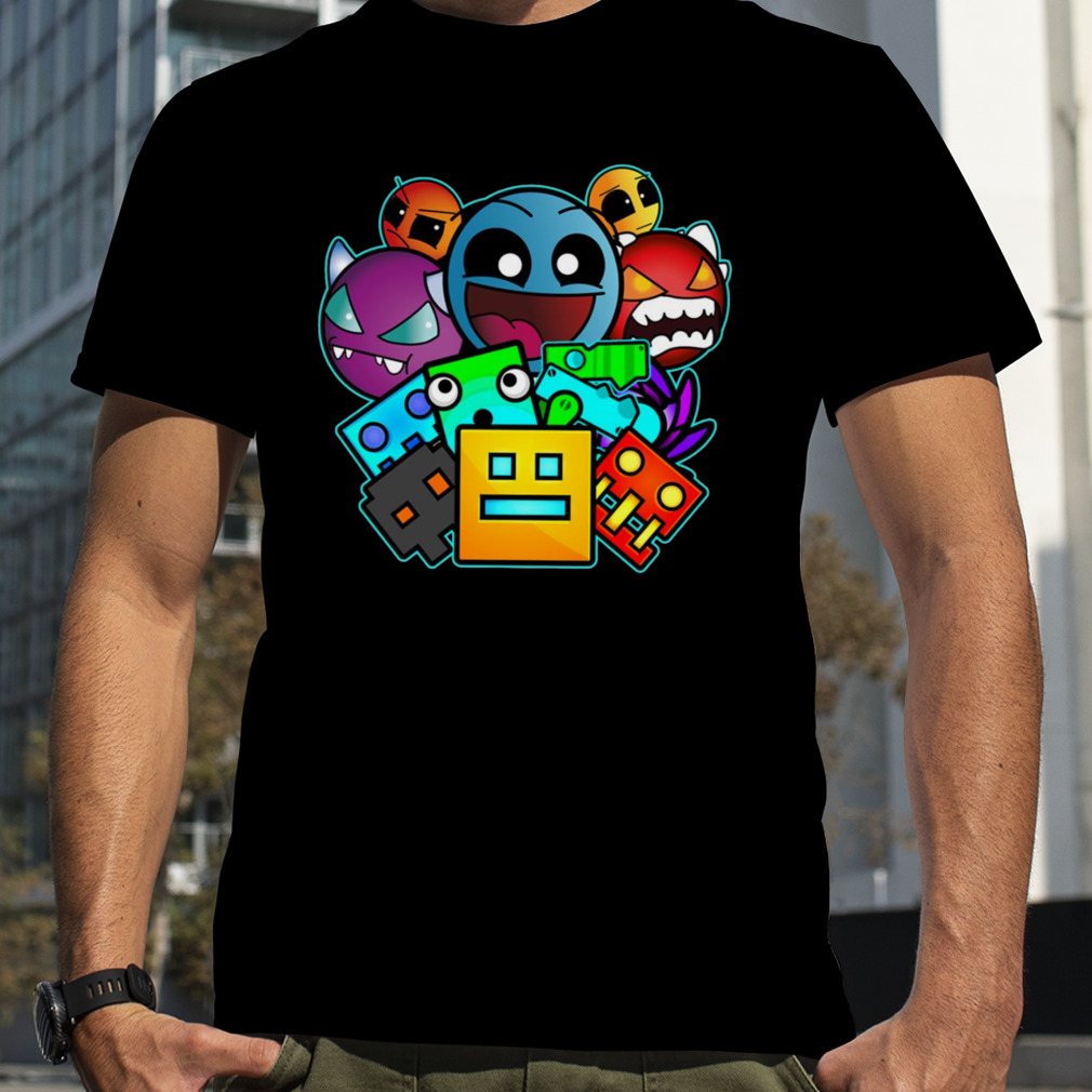 Old School Gaming Geometry Dash shirt