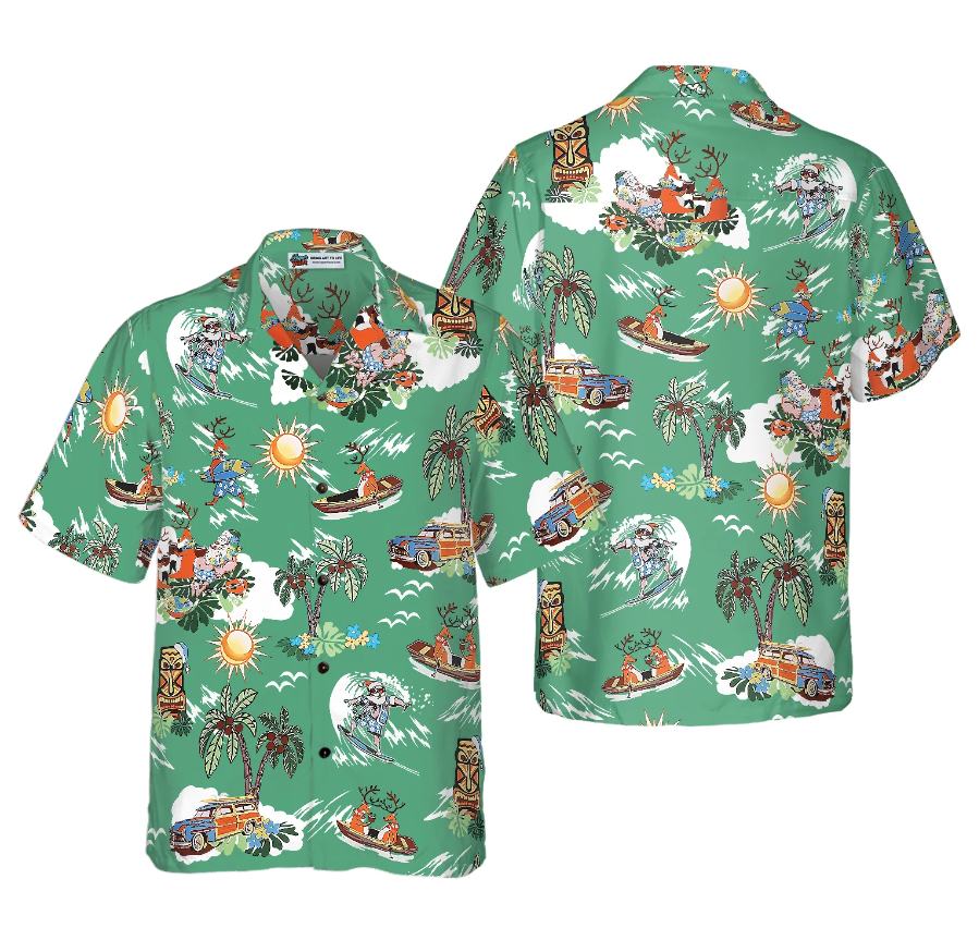 Merry Christmas Santa Claus 10 Hawaiian Shirt