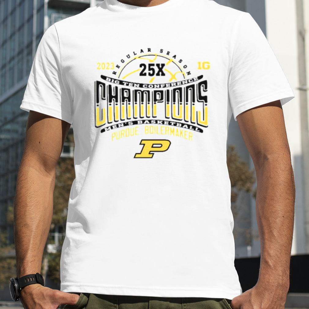Purdue Men’s Basketball 25x Big Ten Conference Champs Shirt