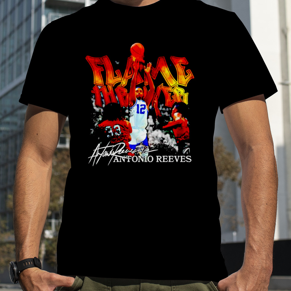 Flame Thrower Antonio Reeves signature shirt
