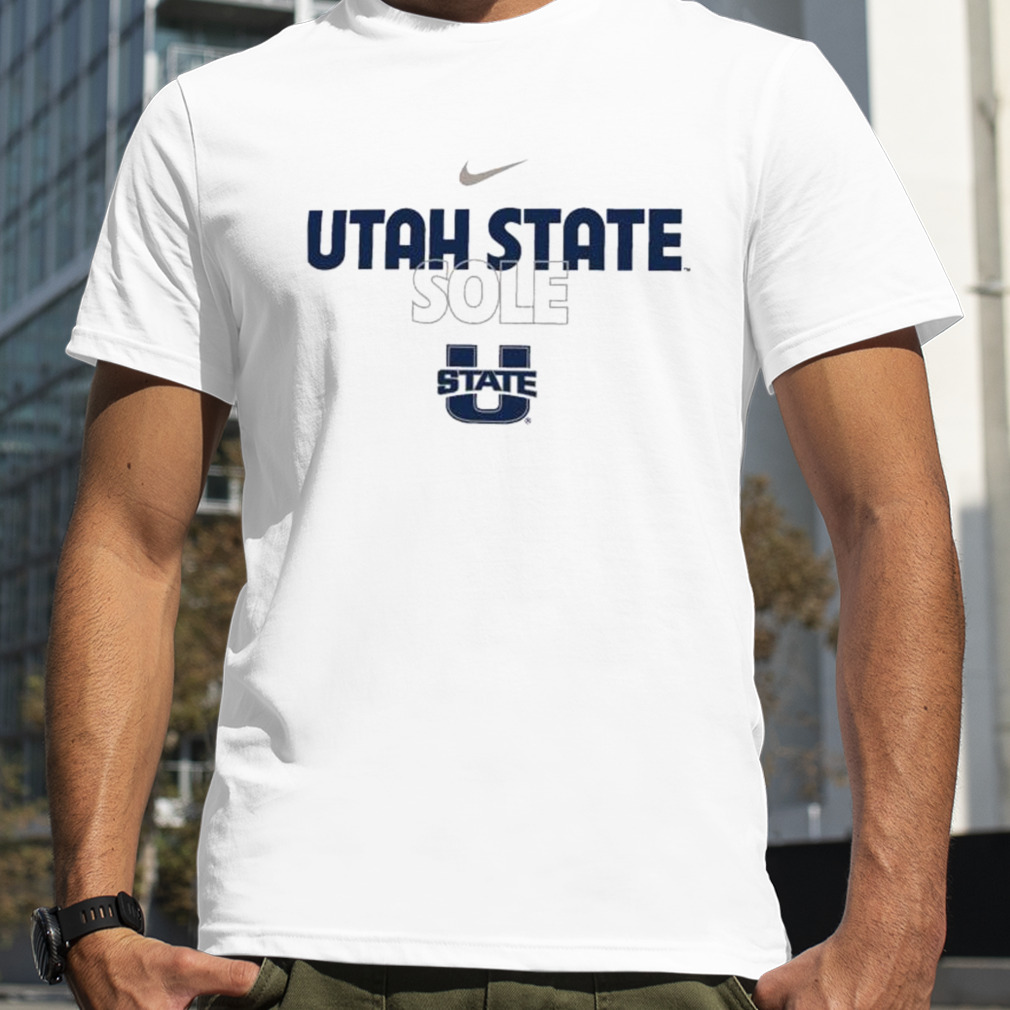 Utah State Aggies Nike On Court Bench Shirt