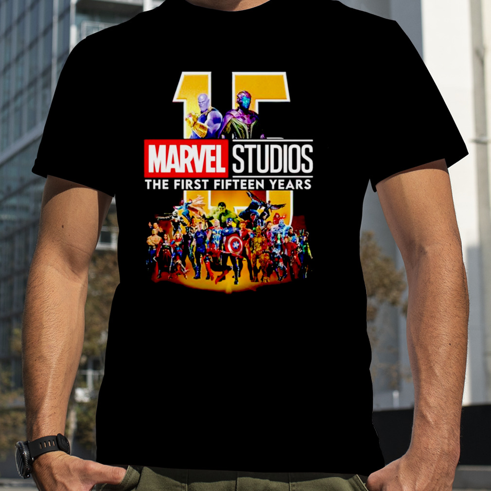 Marvel Studios the first fifteen years shirt