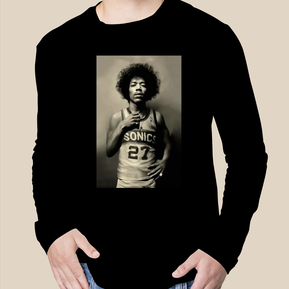 Klay Thompson Jimi Hendrix Sonics Jersey Seattle 2023 T Shirt