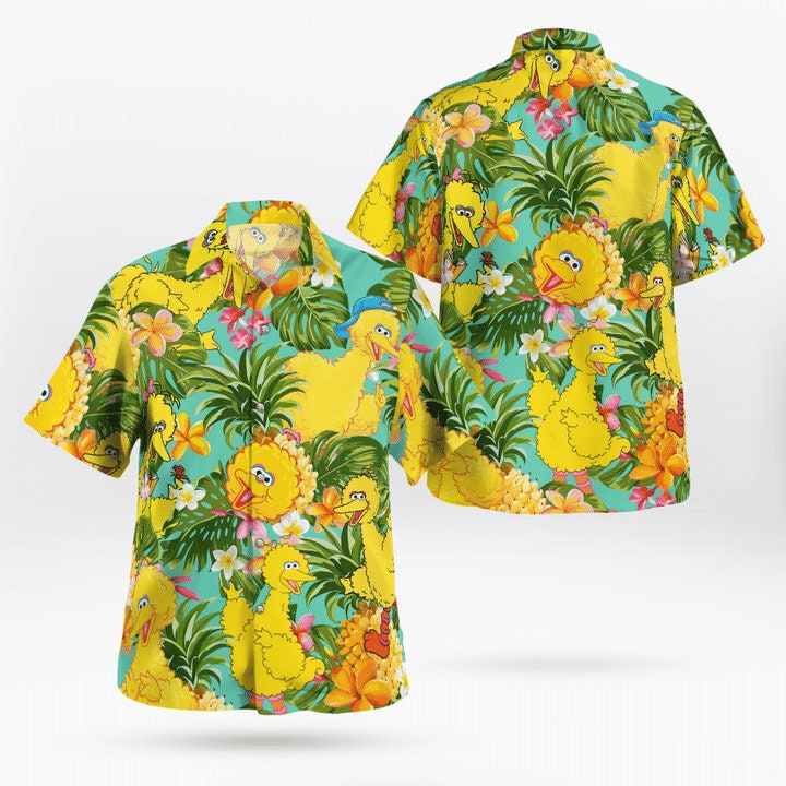 Big Bird Sesame The Streets Hawaiian Shirt