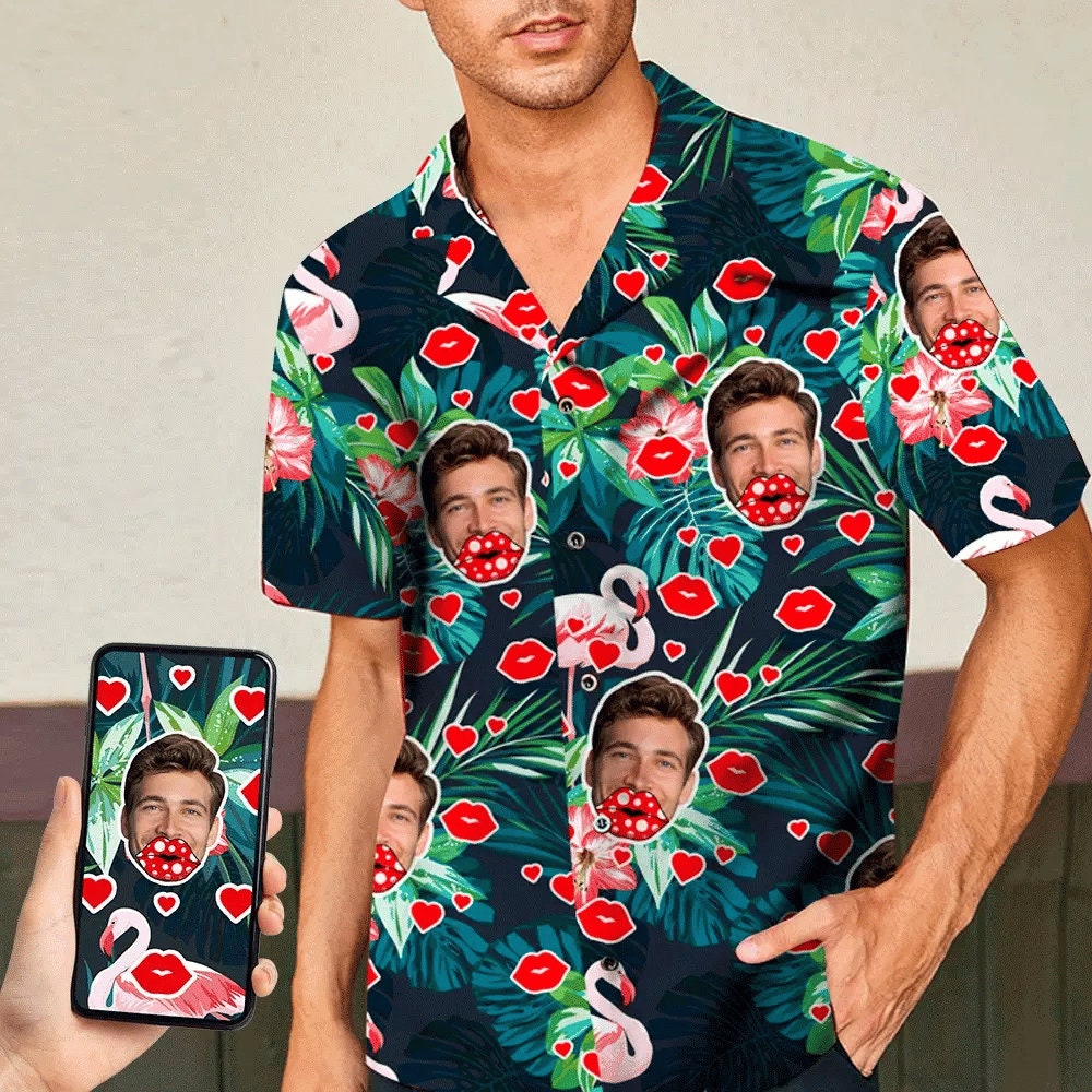 Custom Hawaiian Shirt With Face