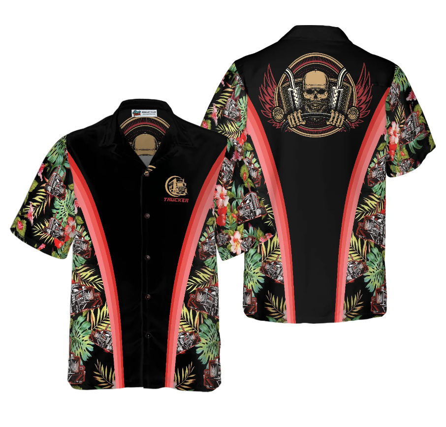 Trucker Tropical Hawaiian Shirt