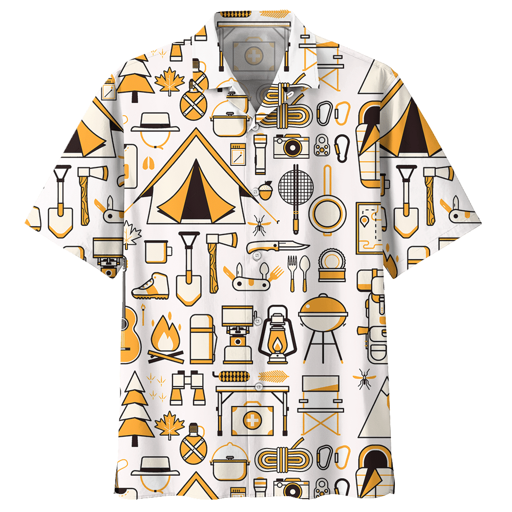 Camping White Nice Design Unisex Hawaiian Shirt For Men And Women Dhc17062632