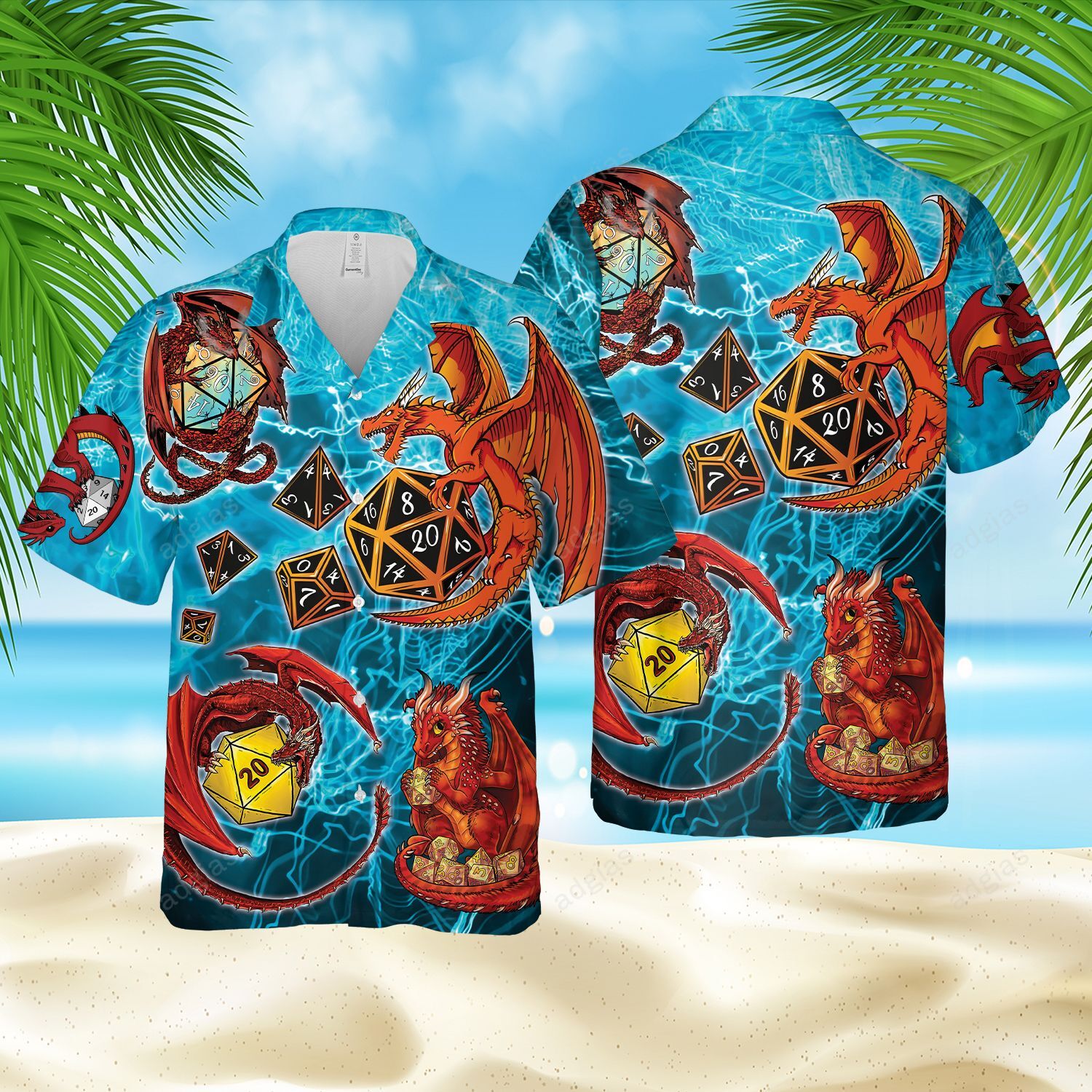 DDG Game Dragon Hawaiian Shirt
