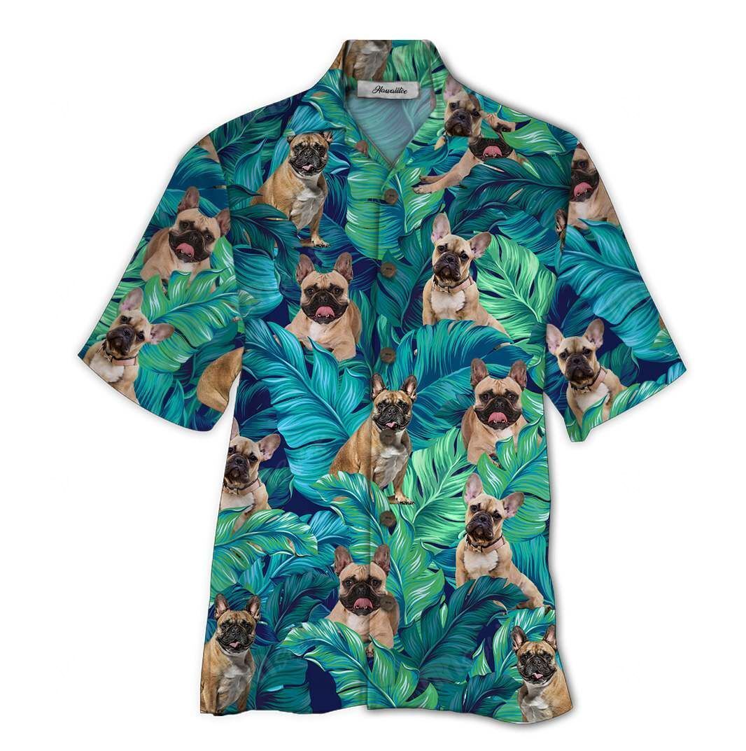 Hawaiian Shirt France Bulldog Tropical