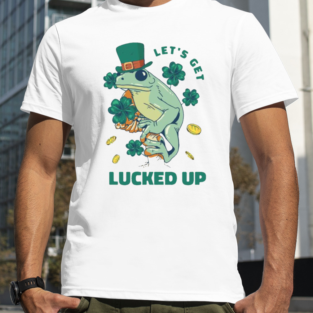 St Patrick’s Day Irish Leprechaun Frog Let’s Get Lucked Up shirt