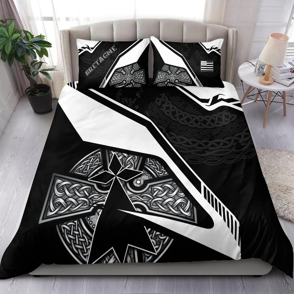 Brittany Celtic Bedding Set - Celtic Cross and Brittany Stoat Ermine