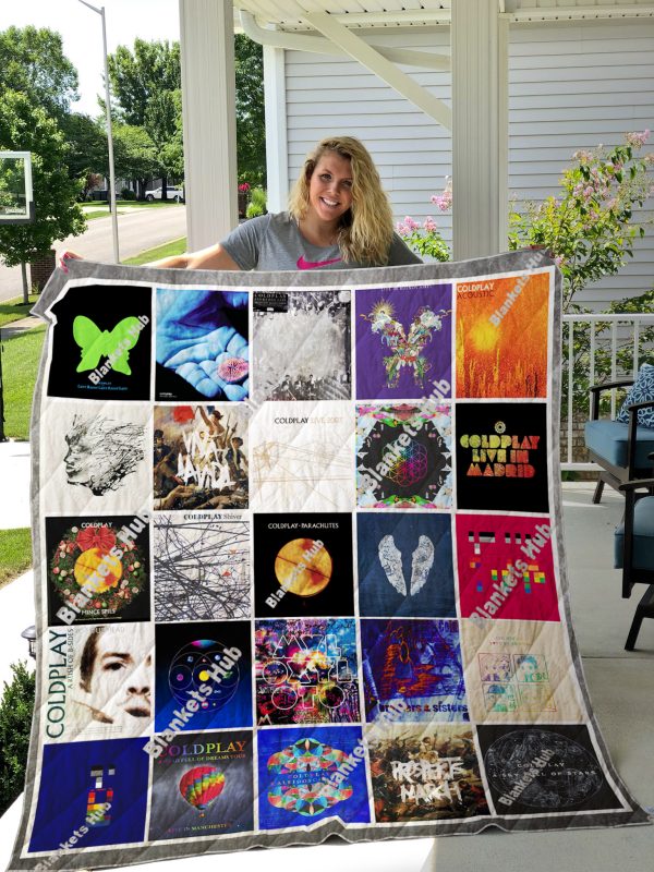 Coldplay Albums Cover Poster Quilt Blanket