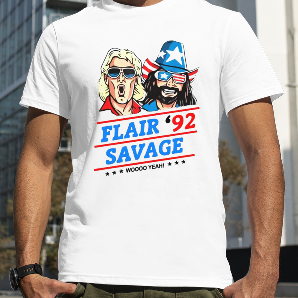 Funny Ric Flair 92 Savage Woo Yeah shirt