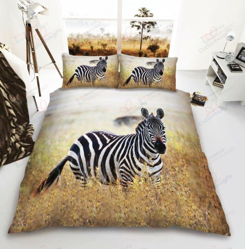A Zebra In Nature Bedding Set